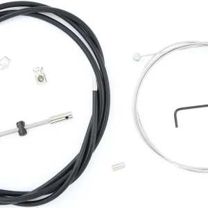 Slurf Bremszug Trommelbremse Ø 1,5 mm schwarz außen SUP SK99, Niro Innenzug, mit Teflonaußen Markenprodukt