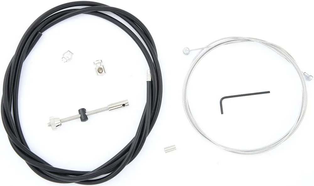 Slurf Bremszug Trommelbremse Ø 1,5 mm schwarz außen SUP SK99, Niro Innenzug, mit Teflonaußen Markenprodukt