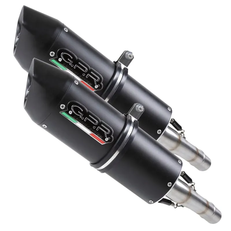 GPR Endschalldämpfer Yamaha YZF 1000 R1 2007-08 Pair EC-Approv. slip-on exhaust Furore Nero Sofort Bestellen
