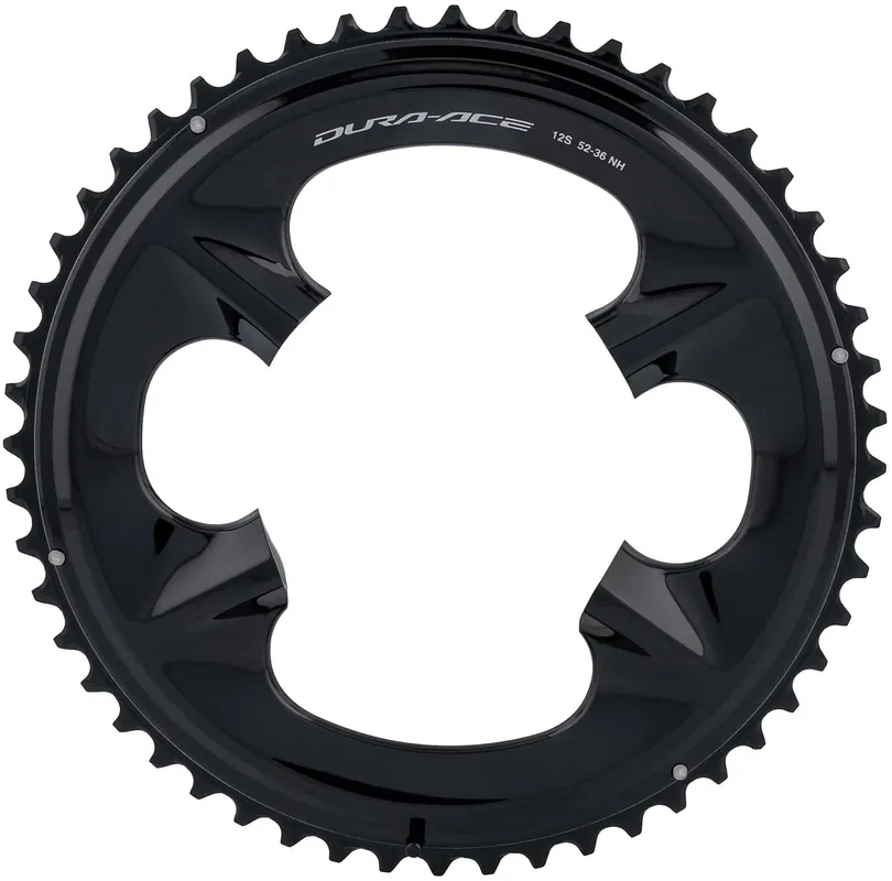 Ausverkauf Shimano Kettenblatt Dura Ace FC-9200 52 Zähne schwarz