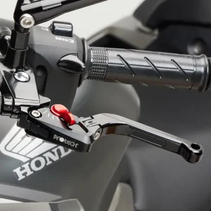 Markenware PROTECH Hebel Kupplungshebel Race Alu & Stahl Rot/Schwarz für HONDA CRF1000L Africa Twin, CRF1000L Africa Twin Adventure Sports