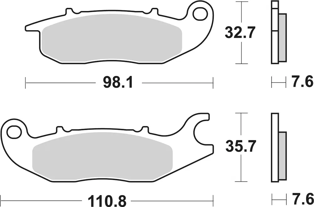 SBS Bremsbelag 797RSI Offroad Racing Sinter Angebot