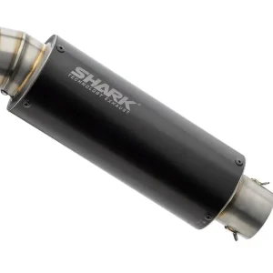 Sale Shark Performance ENDSCHALLDÄMPFER Aluminium eloxiert schwarz SRC 4 Endschalldämpfer Ø60 mm L360 mm e3 1216 (9) / e24 00040G Universal