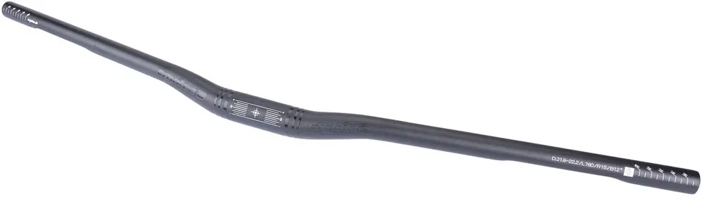 Top-Preis ergotec Low Riser Bar Lenker 780 mm schwarz schwarz sandgestrahlt, mit Kabelöffnunge