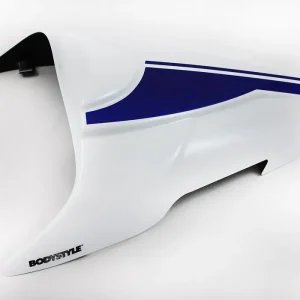BODYSTYLE Sportsline Sitzkeil ABS Kunststoff weiß/blau für SUZUKI SV 650 Sichere Zahlung