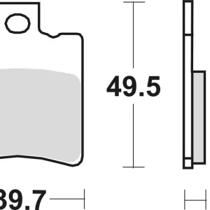 Billig TRW Bremsbelag MCB 674 mit Zulassung