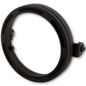 HIGHSIDER pro 5 3/4 Zoll Lampenhalterring Frame-R2 Schwarz CNC, Seitliche Befestigung Ausverkauf