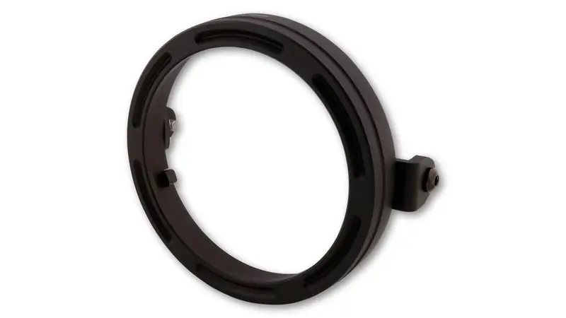 HIGHSIDER pro 5 3/4 Zoll Lampenhalterring Frame-R2 Schwarz CNC, Seitliche Befestigung Ausverkauf