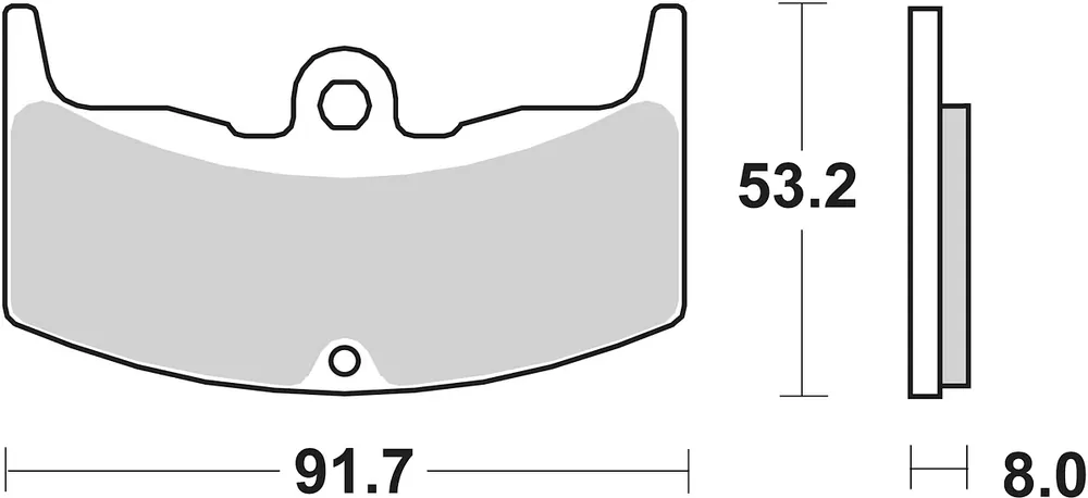 Knallerangebot SBS Bremsbelag 552HF Street Ceramic