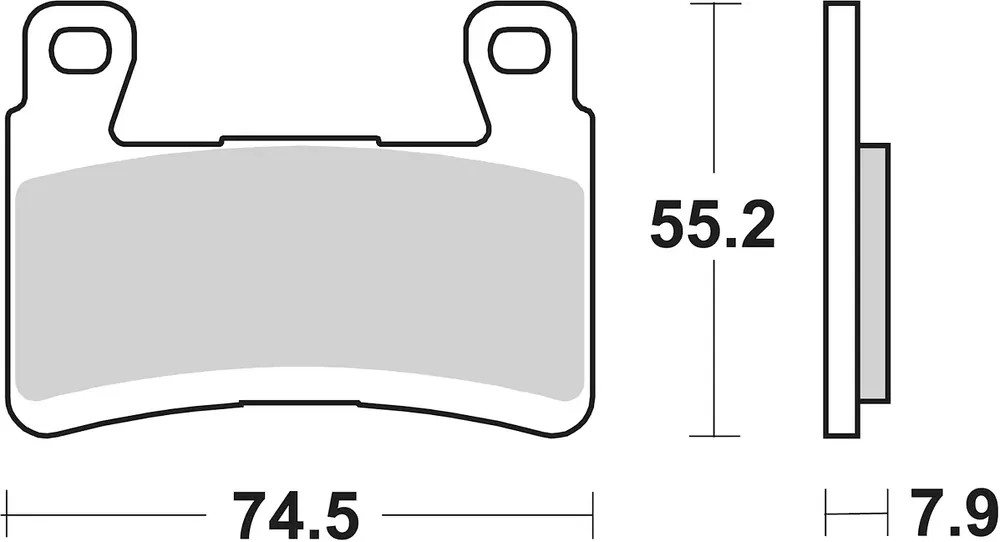SBS Bremsbelag 894HS Street Sinter Saisonangebot