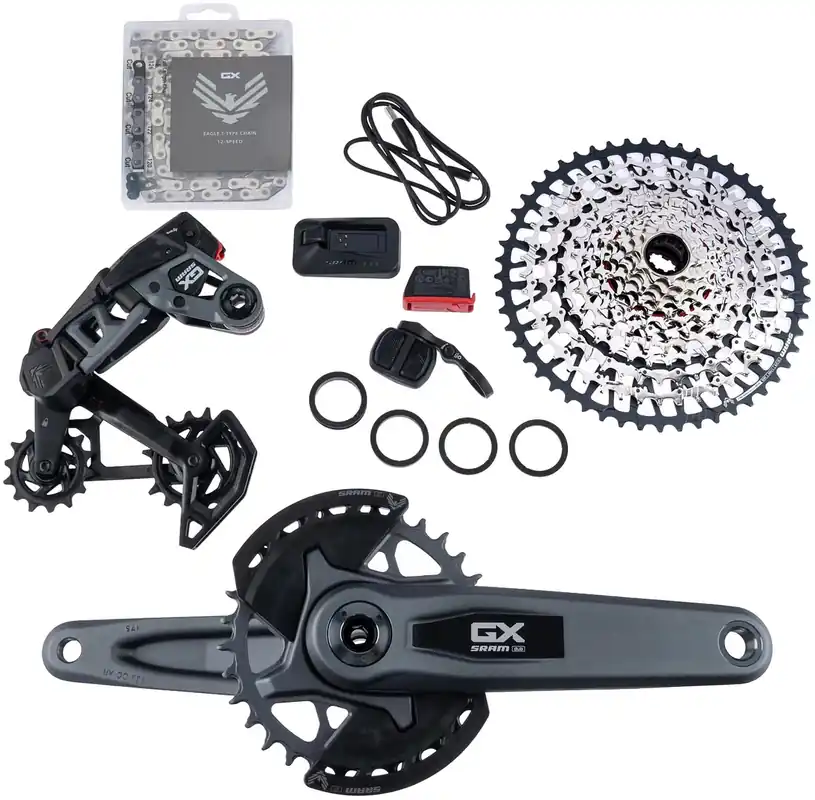 SRAM GX Eagle AXS Transmission Schaltgruppen-Set 32 Zähne grau Heißes Angebot