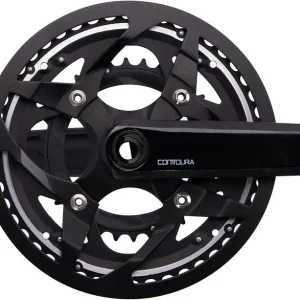 Versand Am Gleichen Tag Miranda Kettenradgarnitur Delta 32/48 Zähne 175 mm schwarz