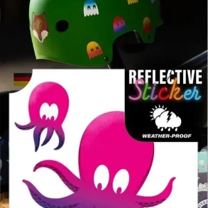 Nur Heute Reflective Berlin Reflexaufkleber Decals violett