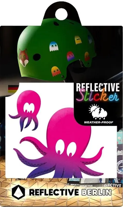 Nur Heute Reflective Berlin Reflexaufkleber Decals violett