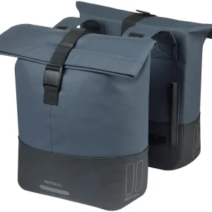 Basil Doppeltasche Cove schwarz / blau Schnäppchen