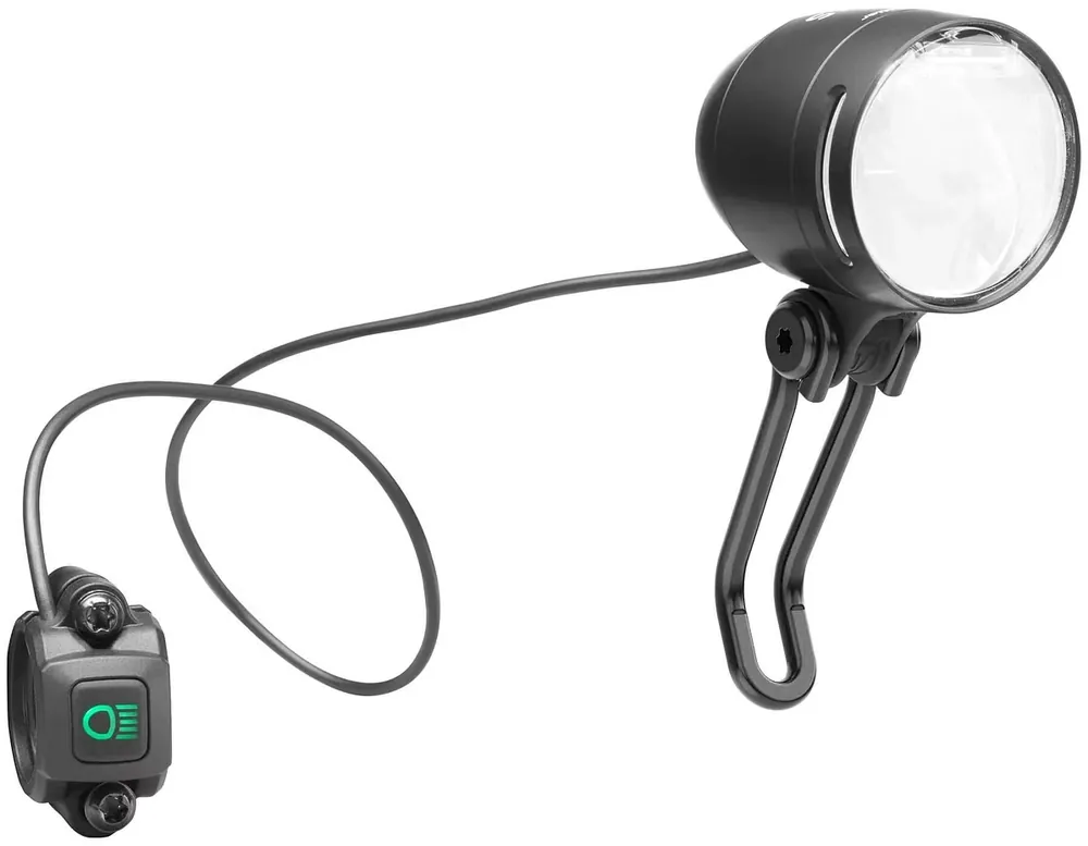 Online Kaufen Busch + Müller Scheinwerfer Lumotec IQ-XS highbeam schwarz für Bosch System 3 (sind bereits mit ein