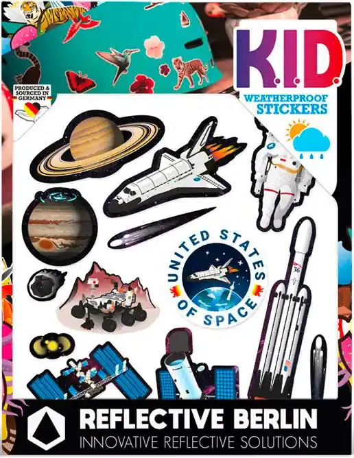 Top-Angebot Reflective Berlin Reflexaufkleber K.I.D. Space
