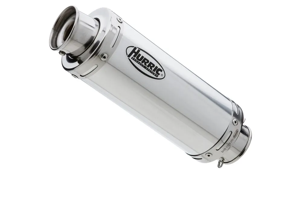 Sofort Bestellen Hurric SLIP-ON Schalldämpfer Supersport Aluminium poliert für SUZUKI GSF 650 Bandit,GSF 650 Bandit S