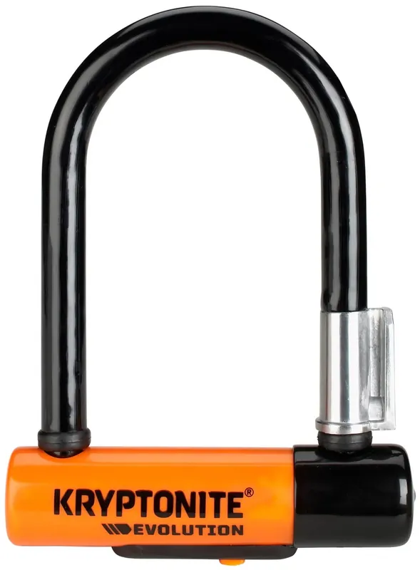 Angebot KRYPTONITE Bügelschloss Evolution Mini-5 schwarz/orange