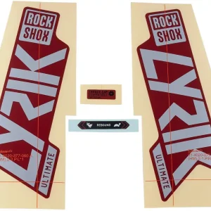 RockShox Dekor Set Signature Series rot silber Bestseller