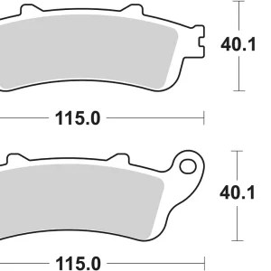 Begrenztes Angebot SBS Bremsbelag 736LS Street Sinter