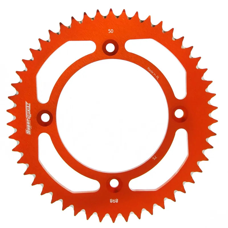 Sonderaktion Supersprox Alu-Kettenrad 428 50Z (Orange)