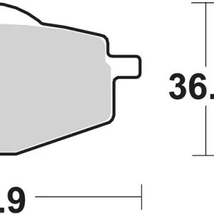 SBS Bremsbelag 575LS Street Sinter Heißes Angebot