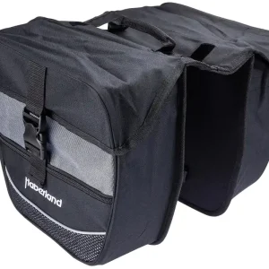 Haberland Doppeltasche Einsteiger-Serie schwarz/silber Direktkauf