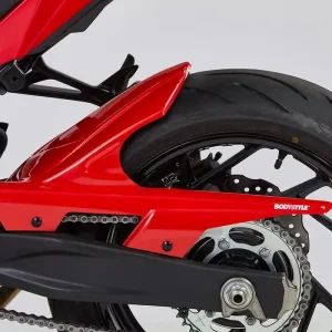 Mega-Angebot BODYSTYLE Sportsline Hinterradabdeckung ABS Kunststoff schwarz/weiß für SUZUKI GSX-S 750