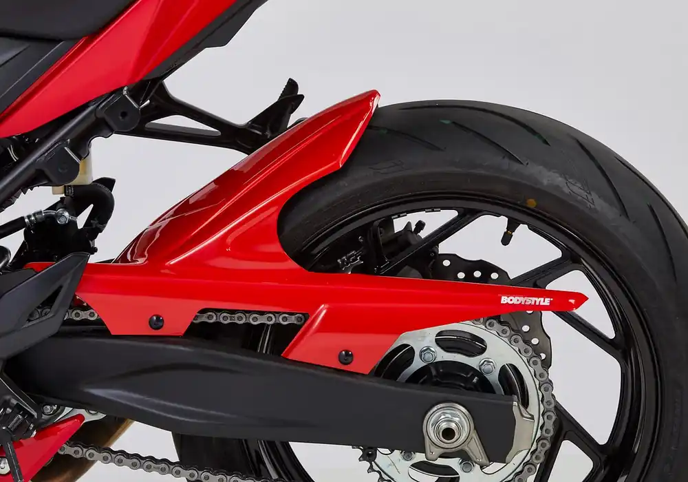 Mega-Angebot BODYSTYLE Sportsline Hinterradabdeckung ABS Kunststoff schwarz/weiß für SUZUKI GSX-S 750