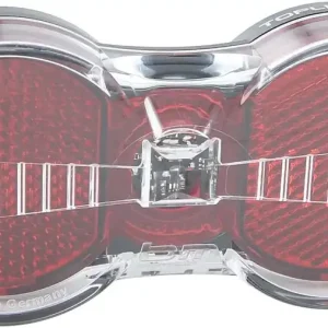 Busch + Müller Rücklicht Toplight Flat S plus Gepäckträger 80 mm rot,transparent Wochenendangebot