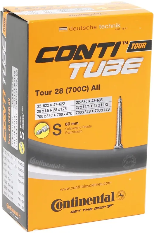 Direktkauf Continental Schlauch Tour All 28 Zoll Sclaverandventil Sclaverandventil 60 mm