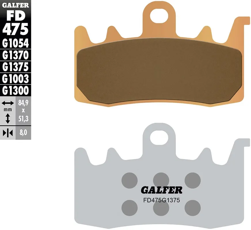 Beliebt Galfer Bremsbelag FD475 - G1375