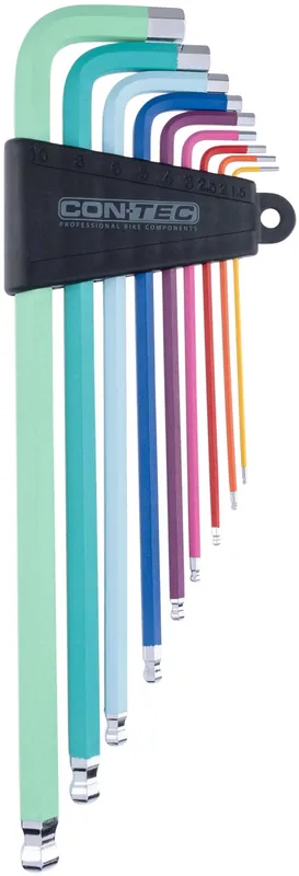CONTEC Innensechskant-Winkelschlüsselsatz TFM-265 9-teilig bunt Heißes Angebot