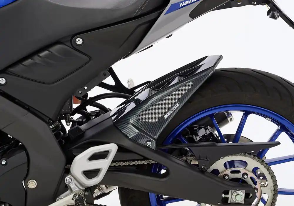 BODYSTYLE Raceline Hinterradabdeckung ABS Kunststoff Carbon Look für YAMAHA MT-125, XSR125 / Legacy, YZF-R125 Bestseller