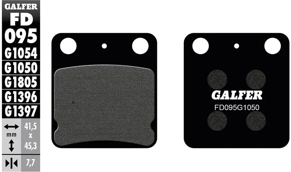 Nur Für Kurze Zeit Galfer Bremsbelag G1050 - Organisch Scooter, Bremsbelag "FD095" Satz