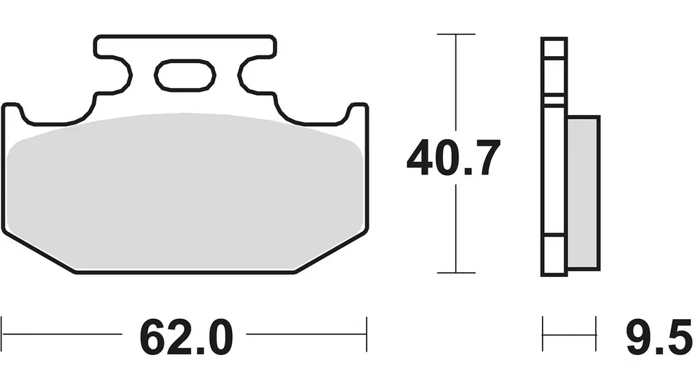 TRW Bremsbelag MCB 625 Neue Kollektion