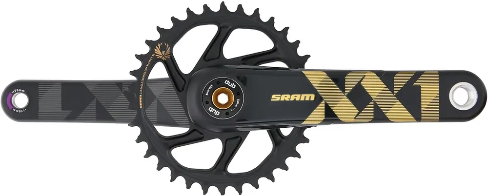 SRAM Kettenradgarnitur XX1 Eagle 34 Zähne gold Neue Kollektion