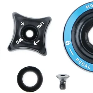 Günstig RockShox Einstellknopf RCT3 schwarz/blau