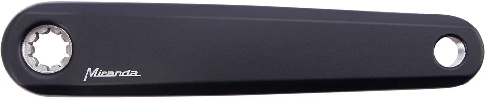 Neuheit Miranda Kurbel Delta 0 links 170 mm schwarz Aluminium, BNI, 16 mm Q-Faktor