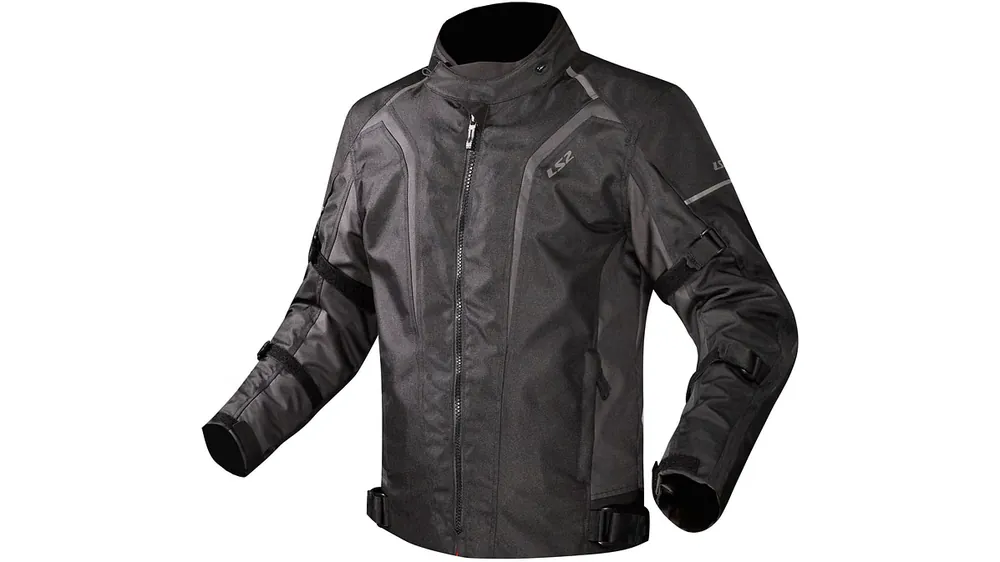 LS2 Sepang Jacke Schwarz / Grau Damen Gr.l Preisreduziert