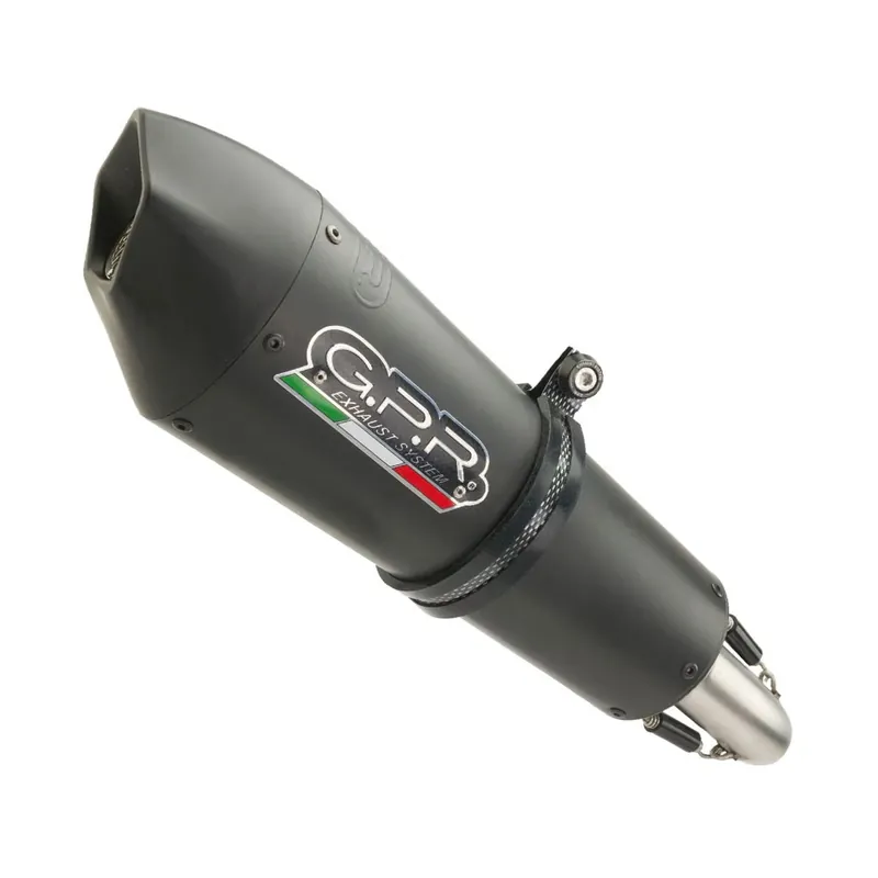Preiswert GPR Endschalldämpfer Ducati Multistrada 1260 2018/20 e4 EC-Approv. slip-on exhaust GP Evo4 Black