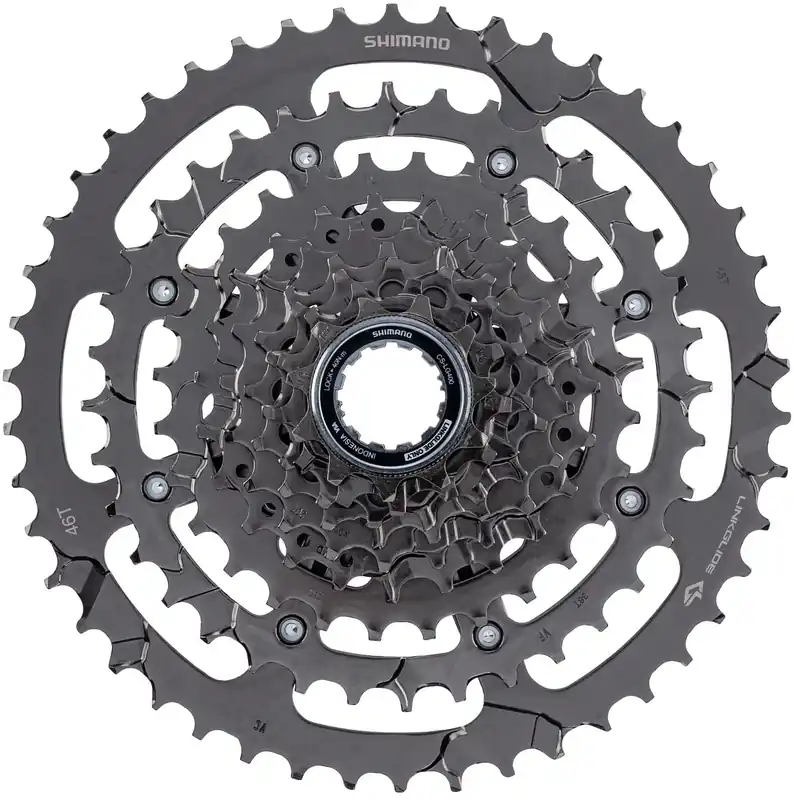 Sonderangebot Shimano Kassette CS-LG 400-9 9-fach silber 11-13-15-17-20-23-28-36-46 Zähne