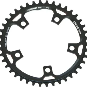 Stronglight Kettenblatt Gravel 42 Zähne schwarz Sale