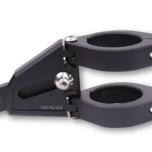 HIGHSIDER pro Extend Lampenhalter Schwarz Set, CNC, Aluminium, Für Ø 38-41 mm, Längenverstellbar Preiswert