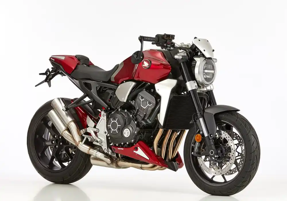 BODYSTYLE Sportsline Sitzkeil ABS Kunststoff silber/schwarz für HONDA CB1000R Neue Ware