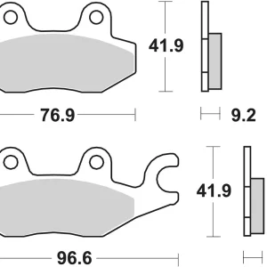 Letzte Chance SBS Scooterbelag 119HF Street Ceramic