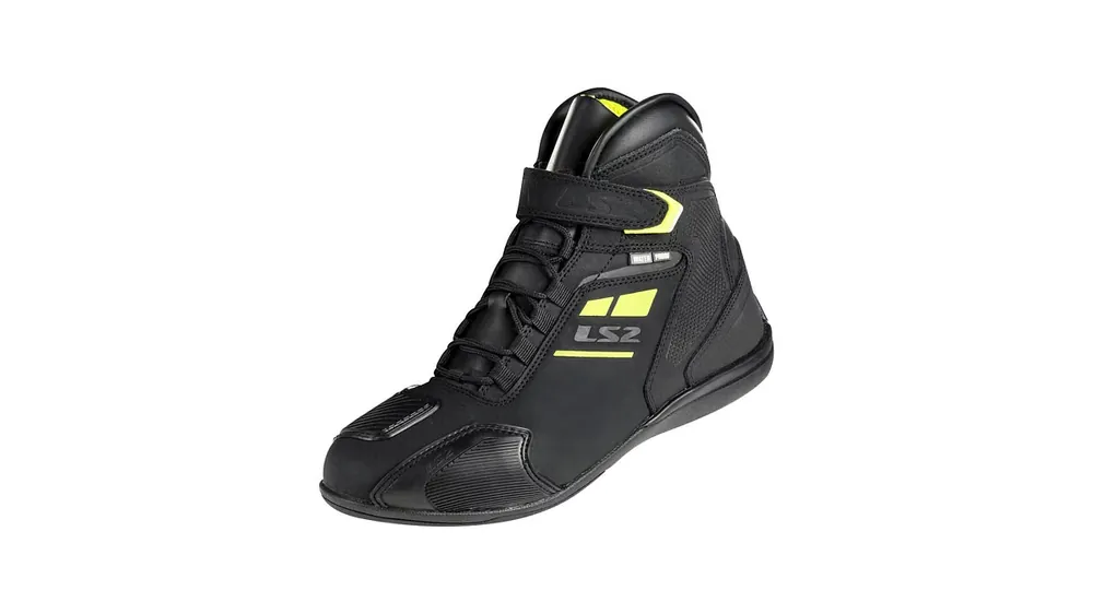 LS2 Stiefel Garra Man WP Black H-V Yellow Gr. 42 Highlight