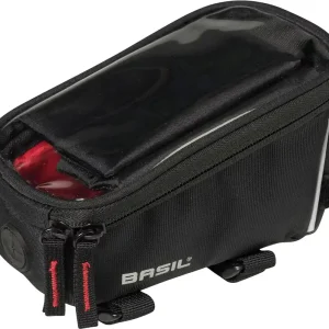 Zertifiziert Basil Sport Design Rahmentasche 1 l schwarz,rot