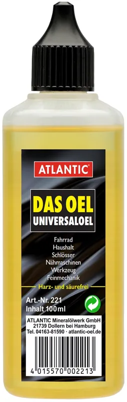 Top-Seller Atlantic Universalöl Das Oel 100 ml schwarz